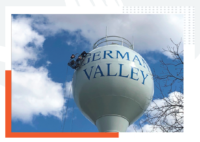 German valley water tower