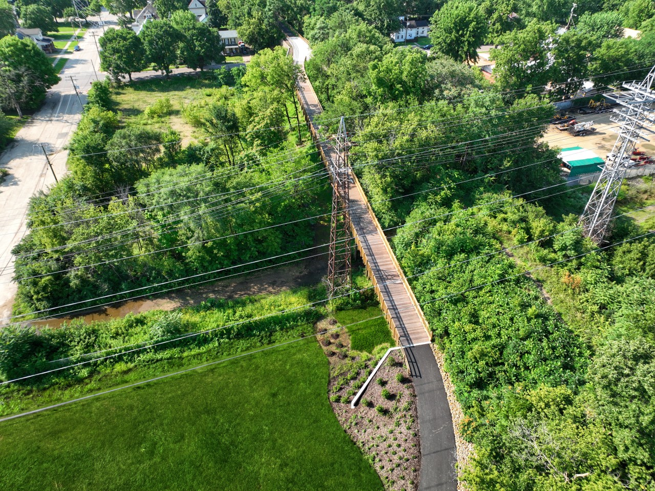 A recreational trail path
