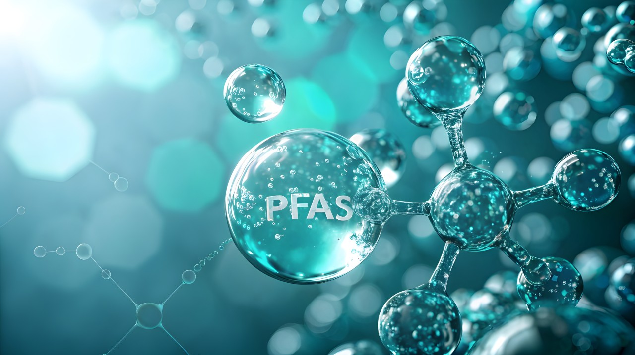 Artistic rendering of PFAS