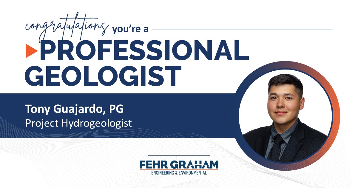 Fehr Graham Professional Geologist Tony Guajardo