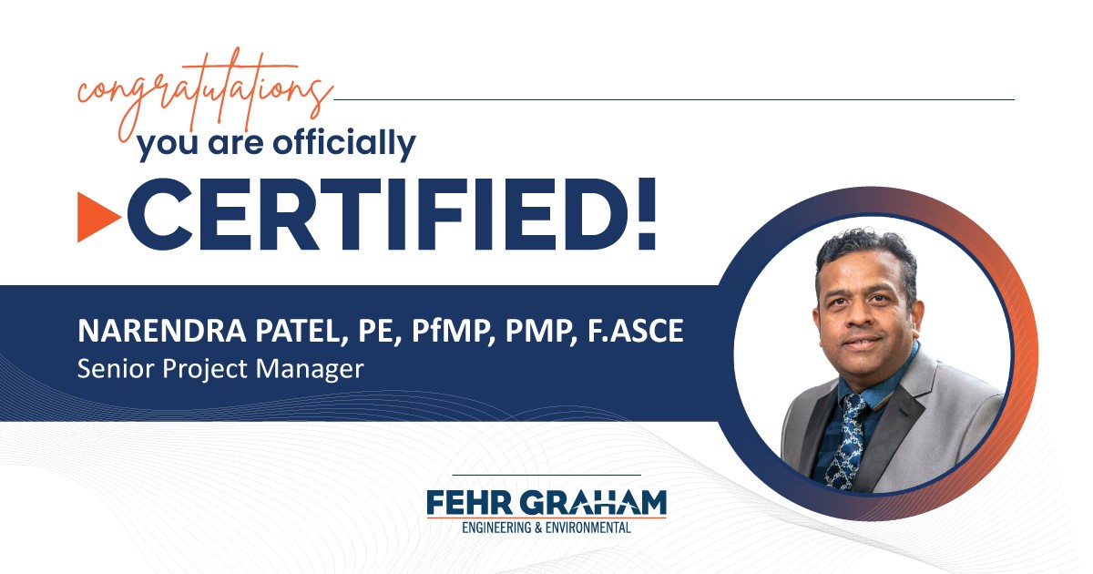 Fehr Graham Senior Project Manager Narendra Patel