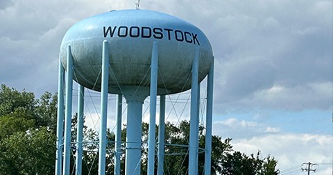 City of Woodstock water tower