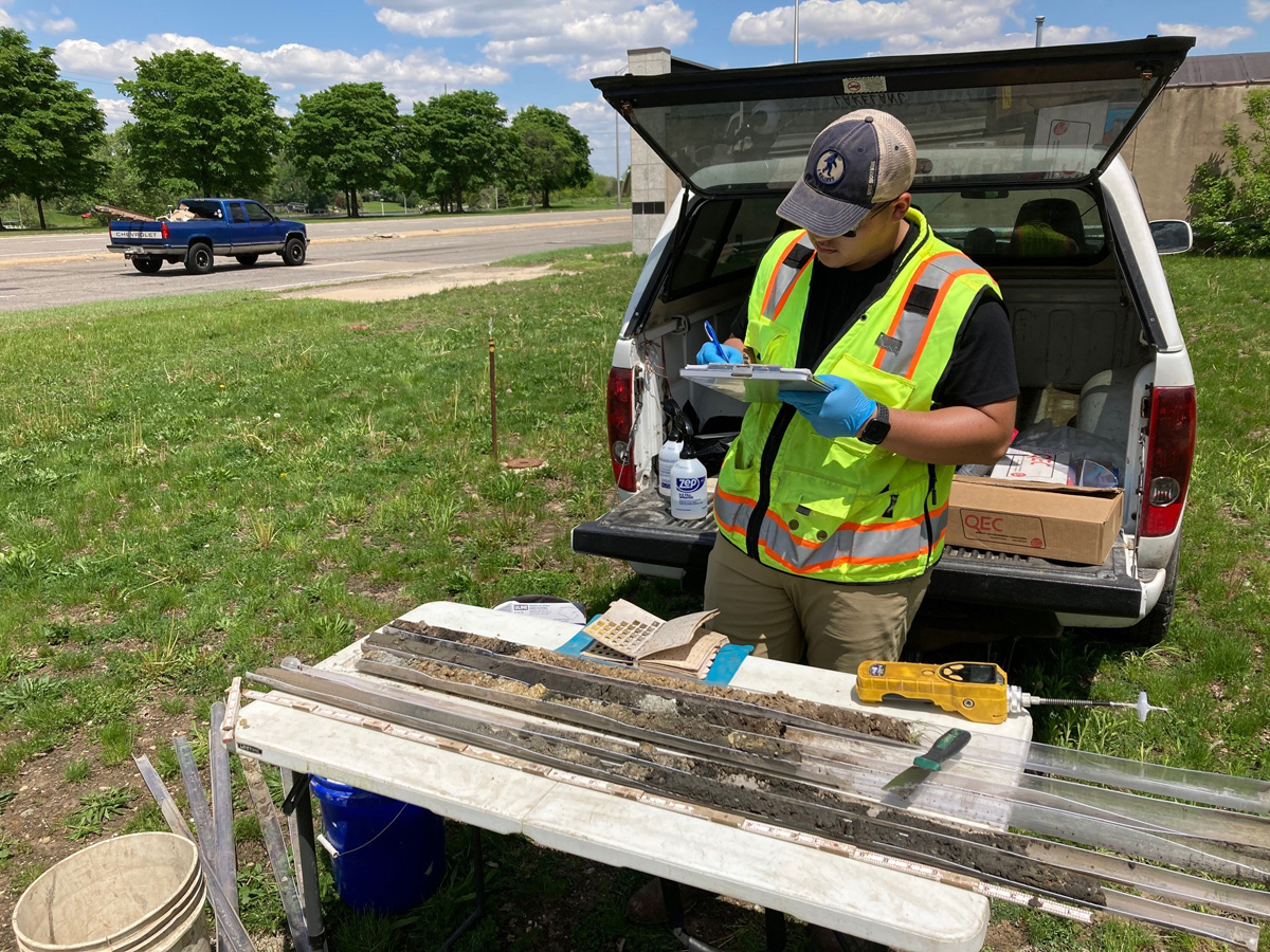 Employee on site