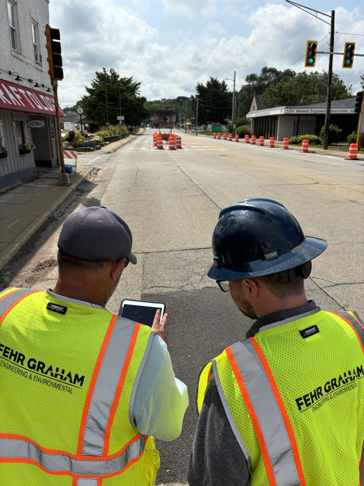 employees on site
