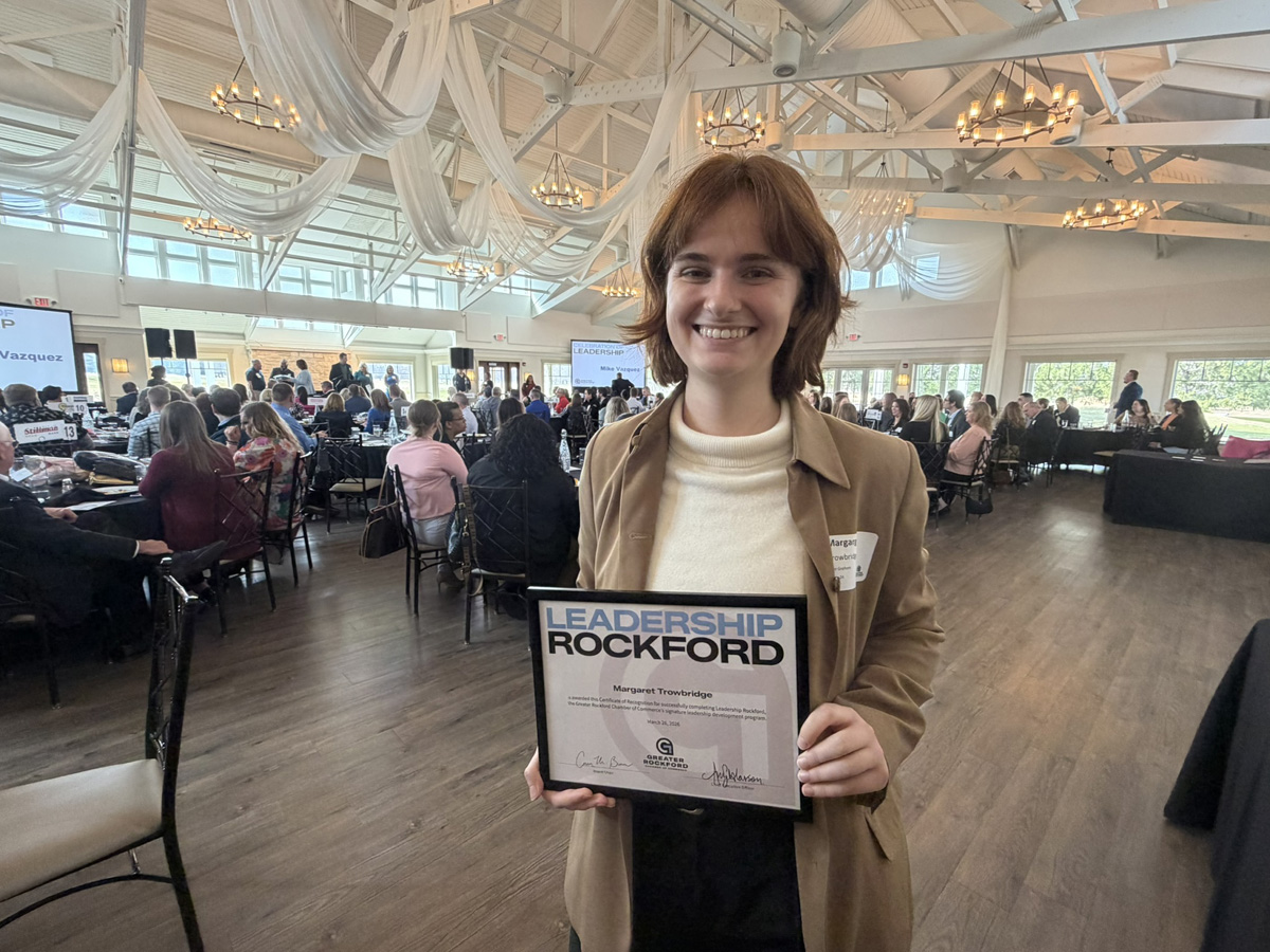 employee with certificate